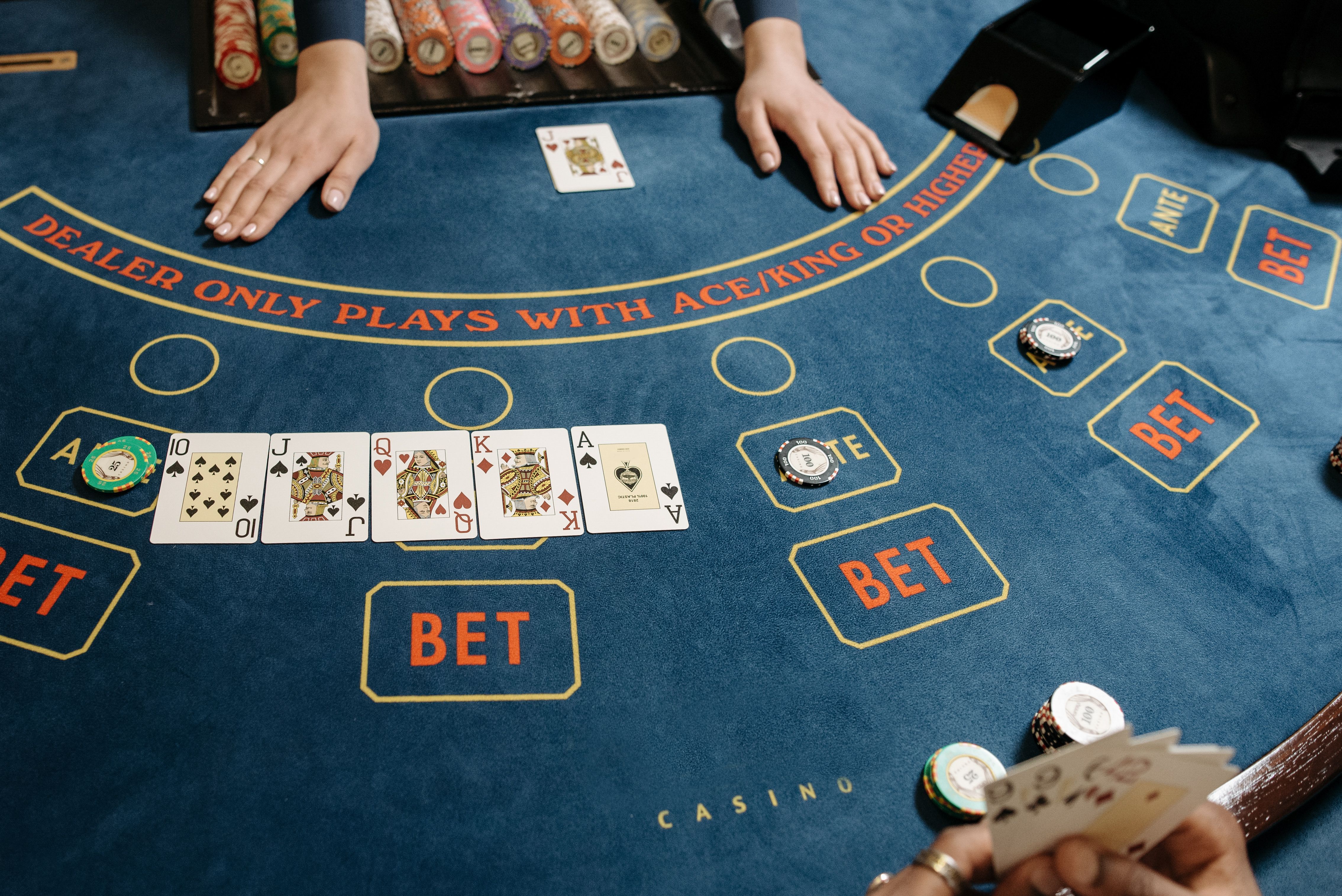 Live Sexy Baccarat table layout